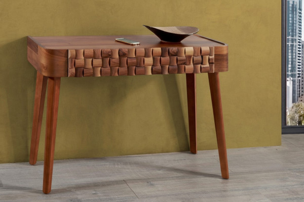 Table console style meuble Console Schmink Table style italien Chevets marrons