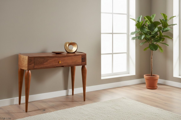 Bahut Table console Bois Tables d'appoint Table murale Table console Mobilier Consoles Brun