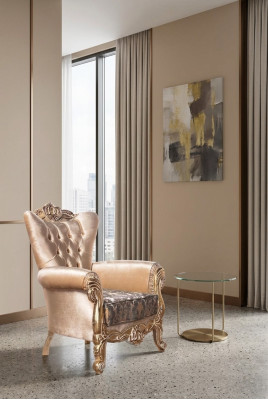 Fauteuil baroque Chesterfield Canapé Sofa Mobilier Ameublement Canapés Canapés Chaise