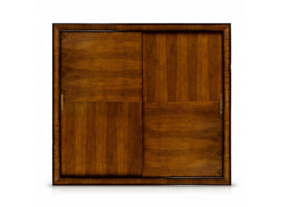 Armoire en bois brun Meubles Armoire de luxe Armoires à portes coulissantes neuves