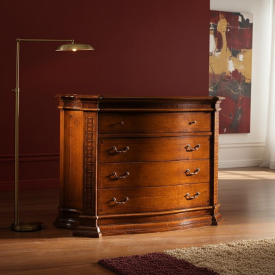 Maison de campagne Commode Armoire Armoires en bois Mobilier Consoles Mobilier italien Brun