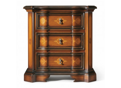 Table de chevet classique Table d'appoint Marron Design Table de nuit Console de nuit Mobilier