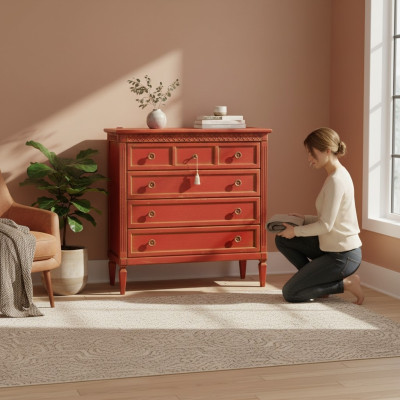 Mobilier italien Buffet Commode en campagne Armoires Meubles Massifs