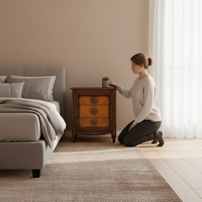 Chambre Tables de chevet Armoire Mobilier Italie Table de chevet Table d'appoint Armoires