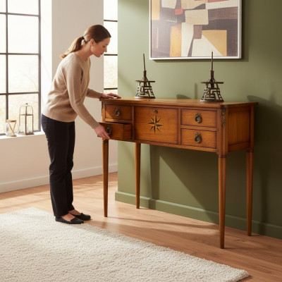 Console Table en bois côtés Chambre Tables Consoles Classiques r Table de chevet new