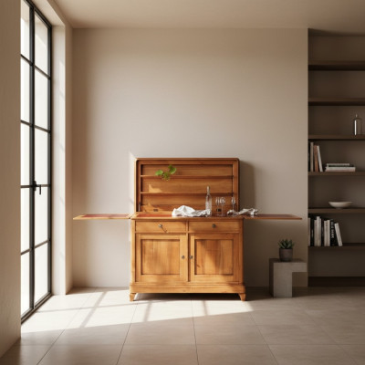 Buffets armoires Salon Lowboard Design Buffet Armoire de luxe Étagère en bois -