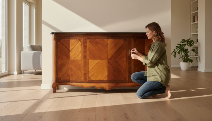 Ameublement Etagères Vitrines Buffet Bahut Meubles Italiens Bois massif 200cm