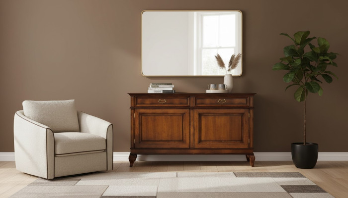 Buffet Meubles Armoire Commode Bois massif Buffet Maison de campagne Commodes Console neuf
