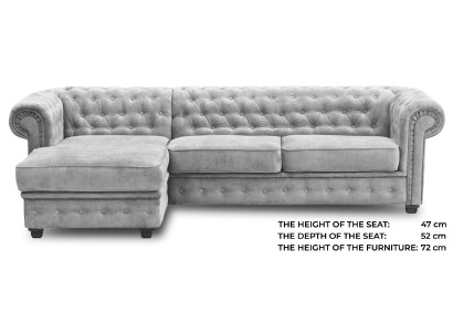 Chesterfield Canapé d'angle Canapé Canapé Canapé Mobilier Canapés Canapés Suite d'angle