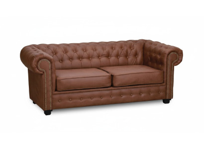Canapé Chesterfield en tissu gris Canapés Salon Canapé Coussin de siège Meubles
