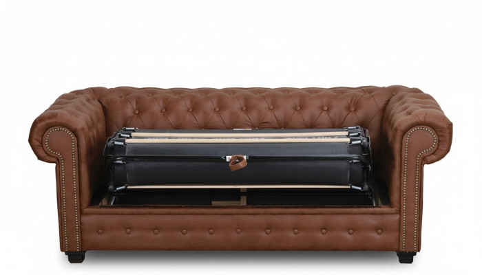 Canapé-lit Chesterfield Canapé avec fonction lit Canapé Tapisserie Meubles Canapés