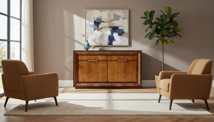 Bahut Armoire Meuble Brun Commode Salon Nouveau Bahut Commodes