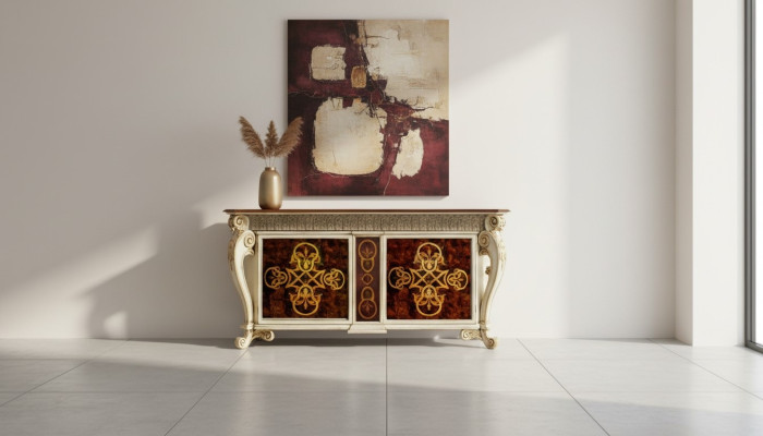 Buffet Armoire Étagère en bois Buffet Armoires Meubles de luxe venant d'Italie