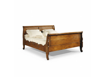 Lit Lits Lit double Chambre Bois Rembourrage Marron Lits doubles neufs