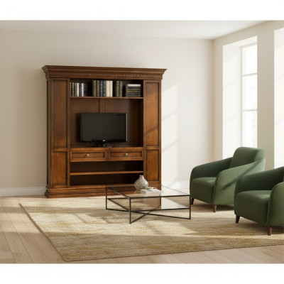 Armoire TV Commode TV Lowboard Bois Art déco Buffet sur pied Meuble de salon Meuble TV
