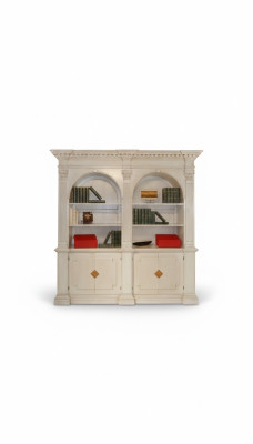 Salon Bibliothèque Étagère Livres Armoires Buffet Bois massif