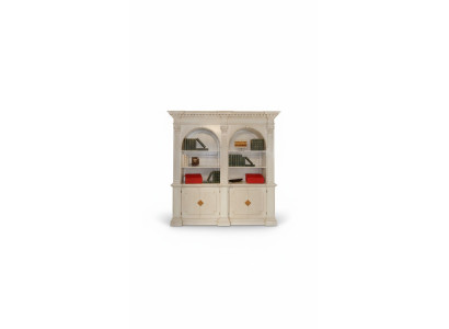 Salon Bibliothèque Étagère Livres Armoires Buffet Bois massif