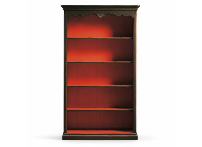 Bibliothèque Vitrine Étagère Meuble Étagère brune Vitrine en verre Armoires Étagères