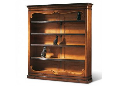 Étagère solide bibliothèque Armoire en bois Meubles italiens Armoires étagères nouvelles