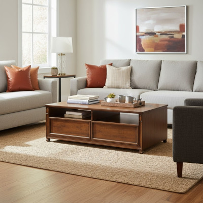 Table TV Buffet Commode Salon Moderne Design En Bois Meubles TV Meuble Basse