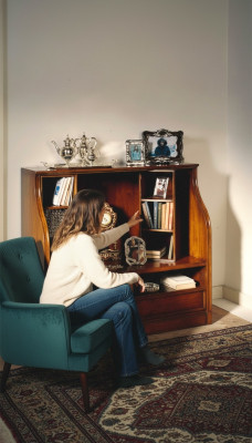 Console TV Bas Armoire Basse Étagères Salon Bois Marron Commode Tables Meuble TV