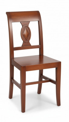 Salle à manger Siège en bois Design Chaise de luxe Fauteuil marron Chaise 1x Fauteuil Meubles neufs