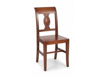 Salle à manger Siège en bois Design Chaise de luxe Fauteuil marron Chaise 1x Fauteuil Meubles neufs