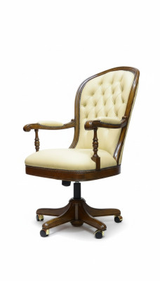 Chaise de direction Chaises Mobilier de bureau Chaise Bureau Chaise pivotante Fauteuil Baroque neuf