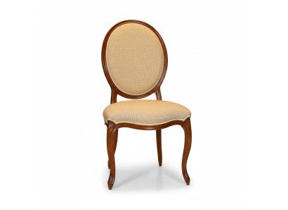Chaise de salle à manger marron Luxe Classique Chaise en bois Chaises Meubles italiens neufs