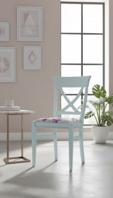 Fauteuil de maison de campagne 1x chaise de salle à manger fauteuil de salon chaise en bois chaises de cuisine.