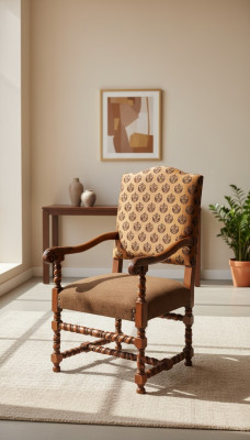 Chaise de salle à manger Luxe Chaise en bois fauteuil en bois Chaise classique Chaise Designer