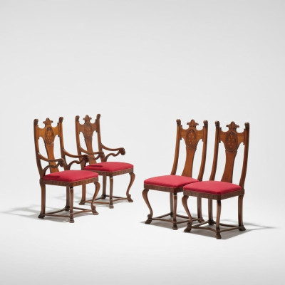 Chaise en bois de designer Chaise de salle à manger Chaise en bois de luxe Fauteuil classique Chaises Chaise
