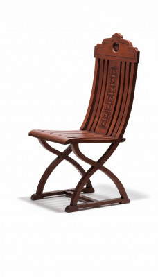 Salle à manger Bois massif Salon Siège Chaise rembourrée Bois neuf Landhfrom Fauteuil Chaise 1x