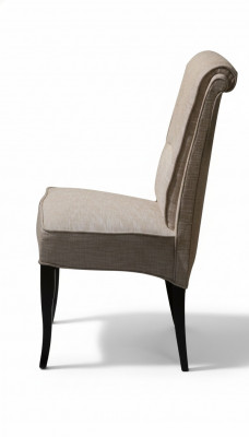 Chaise Design Classique 1 Place Fauteuil Fauteuils en Bois Mobilier Italien Lehn