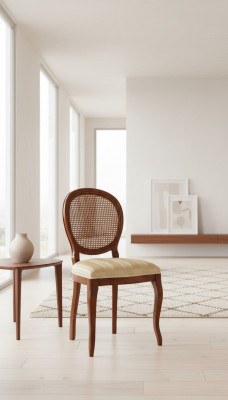 Chaise en bois Chaise de salle à manger Luxe Bois nouveau Mobilier Classique Chaises Chaise Designer