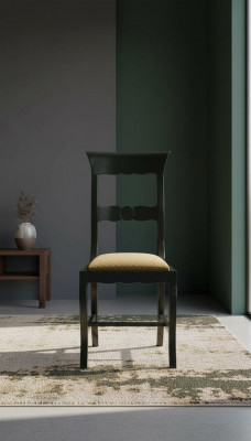 Chaise en bois de designer Chaise de salle à manger Mobilier de luxe en bois Chaise classique