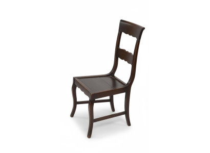 Chaise en bois de designer dans la salle à manger Meuble de luxe Couleur marron nouveau