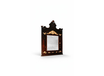 Miroir en bois véritable Cadre en bois Miroir mural Marron Sculpté Classique r Miroir