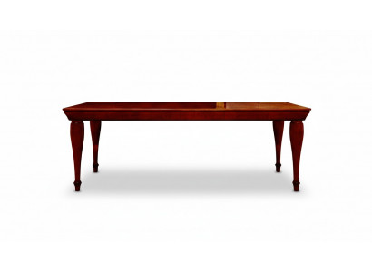 Table de luxe en bois brun Table à manger Design italien neuve