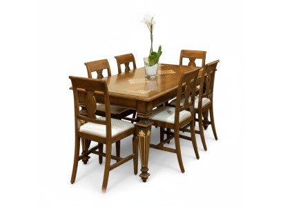 Designer Table à manger Mobilier dans la salle à manger Tables Design classiques en bois