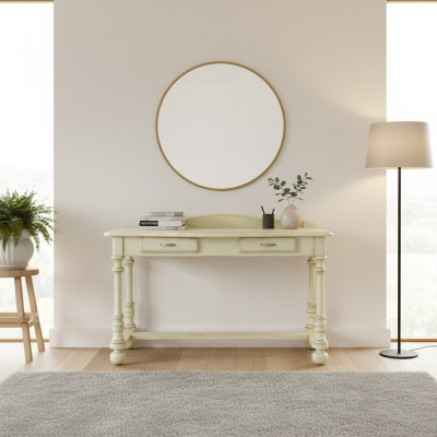 Bureau Bureau d'ordinateur Bureau de l'Office Tables en bois Pratique 2 Tiroirs Meubles