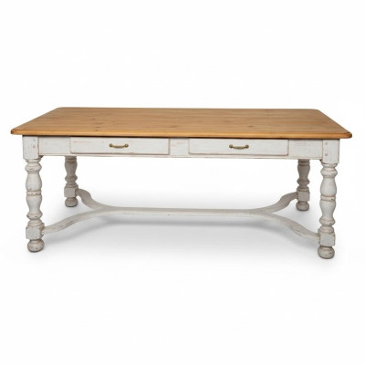 Style antique Table à manger Tables de salle à manger italiennes Meubles Table en bois Tables à manger
