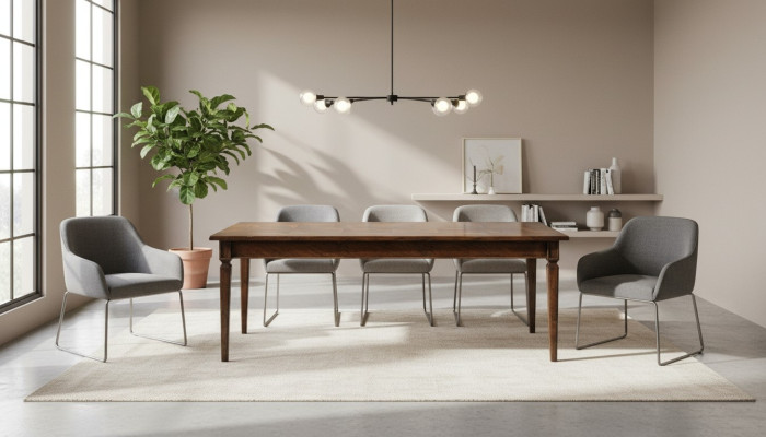 Salle à manger Tables Design Table Mobilier en bois Table à manger Mobilier en bois massif