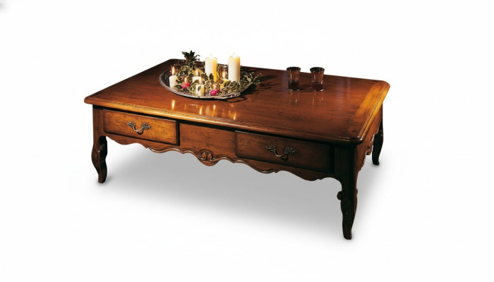Canapé Table Café Tables Salon Table d'appoint Luxe Table basse Design Marron Neuf