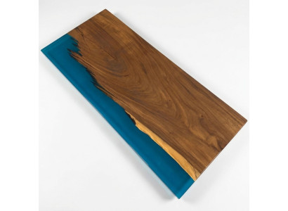 Table à manger en résine époxy Table en rivière 200x90 nouvelle Table en bois massif Tables en bois véritable