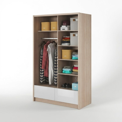 Étagères polyvalentes Armoire étagère Armoire de rangement 130cm nouveau Porte-manteau