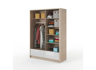 Étagères polyvalentes Armoire Étagère Rangement Placards à vêtements 150cm nouveau Portemanteau