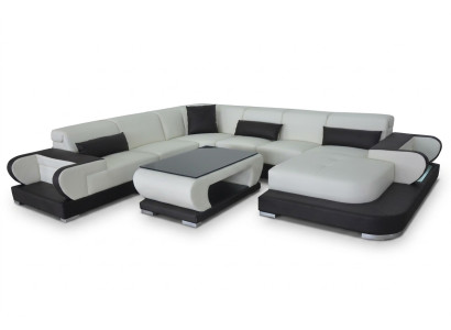 Canapé de salon moderne rembourré, angle doux, ensemble de canapés sur mesure + USB