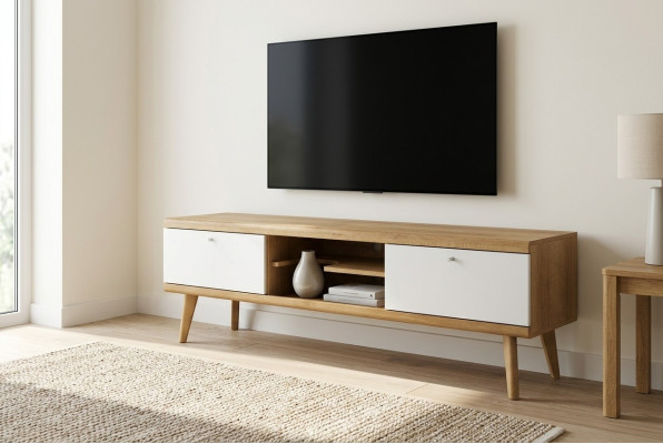 Buffet PRTV160 Armoire TV Buffet Console Commode Buffet Armoire de salon nouveau