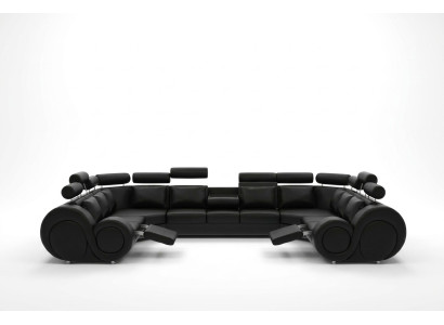 Designer Living landscape Corner sofa with USB Couch Sofa Upholstery Leather Sofa Sofas New.  Conception de canapé d'angle de paysage vivant avec canapé USB Rembourrage de canapé en cuir Canapé Canapés Neufs